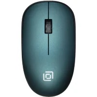 Мышь Oklick 515MW (черный/зеленый) фото 1